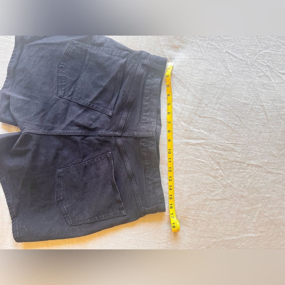 Women’s Buck Mason Black Jean Shorts, 32. - Picture 2 of 7